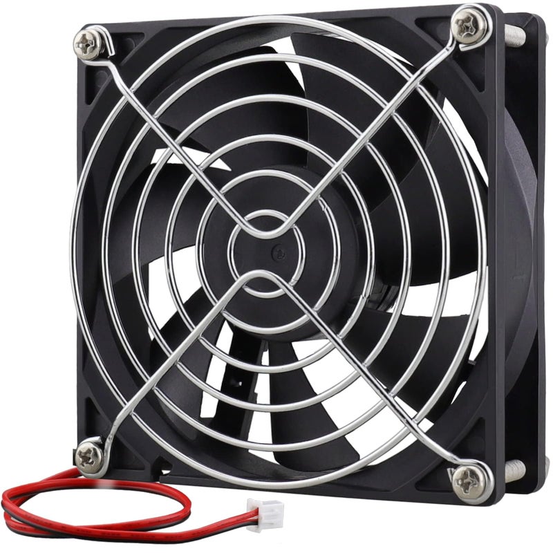GDSTIME 92mm x 92mm x 25mm 12V Dual Ball Bearings Brushless Cooling Fan for Desktops, Laptops, Servers, Switches - Image 1